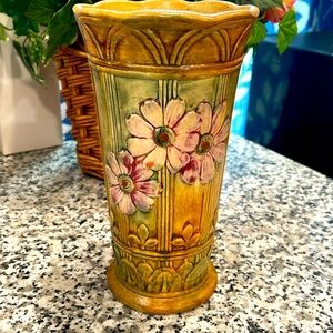 Vintage Weller tall vase